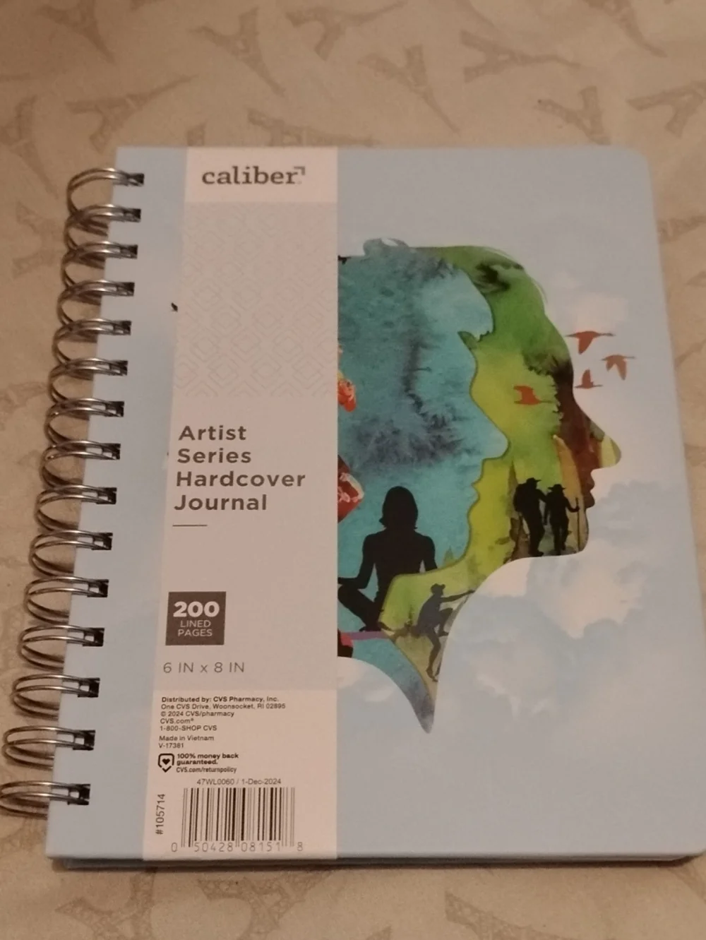 Caliber Artist Series Hardcover Journal Multicolor Artwork 6